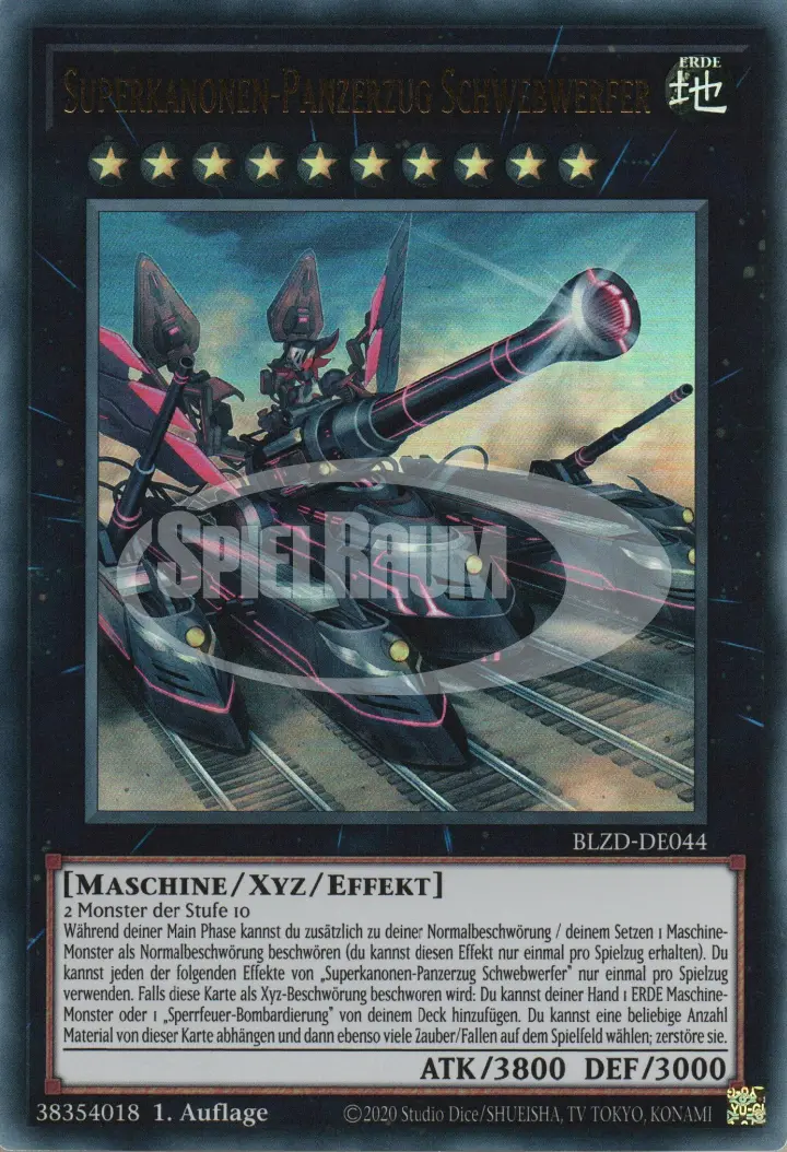 Superdreadnought Rail Cannon Flying Launcher (V.1 - Ultra Rare)