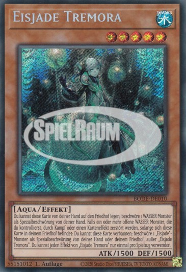 Icejade Tremora Single: Yu-Gi-Oh! Burst of Destiny Einzelkarte