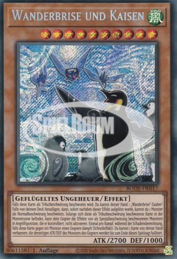 Floowandereeze & Empen (V.1 - Secret Rare) Single: Yu-Gi-Oh! Burst of Destiny Einzelkarte