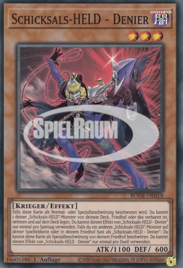 Destiny HERO - Denier Single: Yu-Gi-Oh! Burst of Destiny Einzelkarte