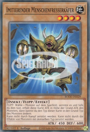 Mimicking Man-Eater Bug Single: Yu-Gi-Oh! Burst of Destiny Einzelkarte