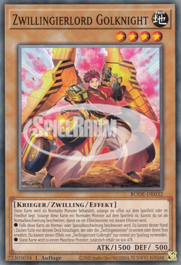 Geminize Lord Golknight