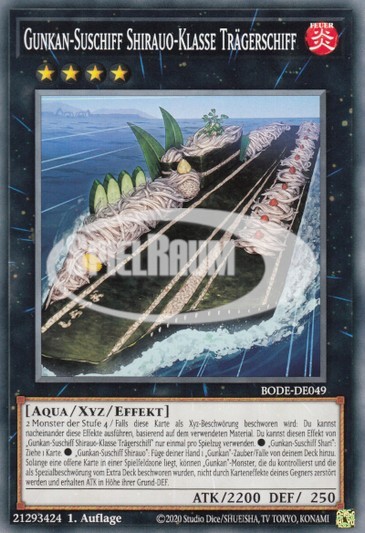 Gunkan Suship Shirauo-class Carrier