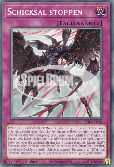 Break the Destiny Single: Yu-Gi-Oh! Burst of Destiny Einzelkarte