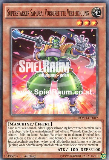 Superheavy Samurai Prepped Defense