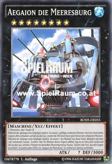 Aegaion the Sea Castrum Single: Yu-Gi-Oh! Breakers of Shadow Einzelkarte