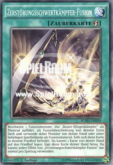 Destruction Swordsman Fusion