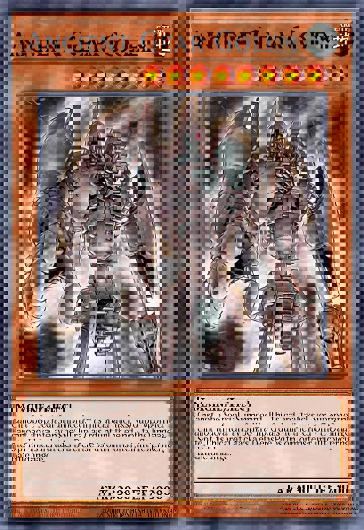 Ancient Gear Golem (V.1 - Rare)