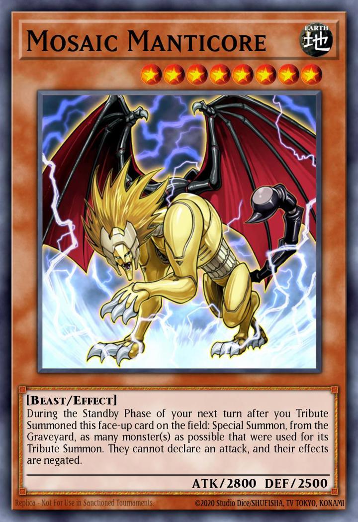 Mosaic Manticore (V.2 - Rare) Single: Yu-Gi-Oh! Battle Pack 2: War of the Giants Einzelkarte