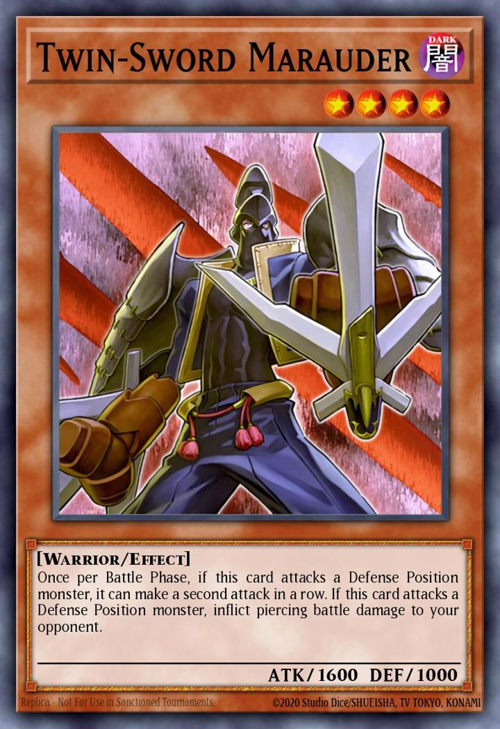 Twin-Sword Marauder (V.1 - Common) Single: Yu-Gi-Oh! Battle Pack 2: War of the Giants Einzelkarte