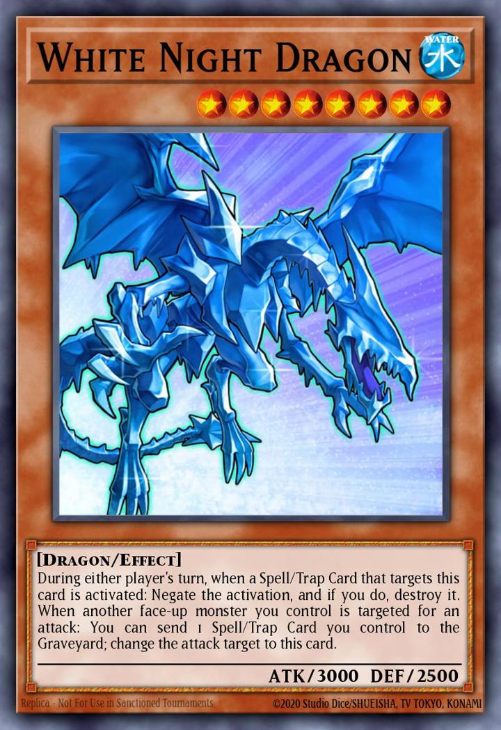 White Night Dragon (V.2 - Rare) Single: Yu-Gi-Oh! Battle Pack 2: War of the Giants Einzelkarte