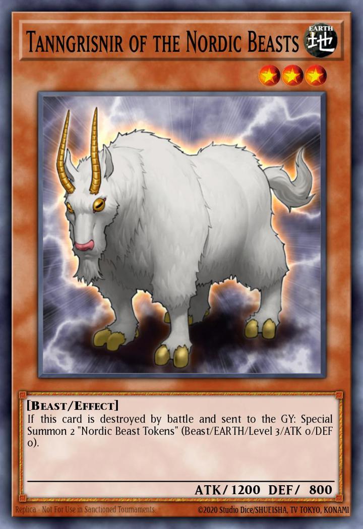 Tanngrisnir of the Nordic Beasts (V.1 - Common) Single: Yu-Gi-Oh! Battle Pack 2: War of the Giants Einzelkarte