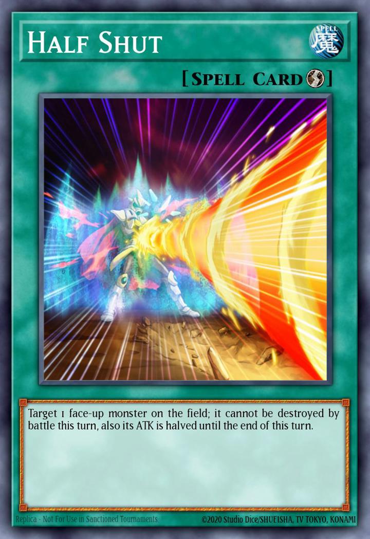Half Shut (V.2 - Mosaic Rare) Single: Yu-Gi-Oh! Battle Pack 2: War of the Giants Einzelkarte