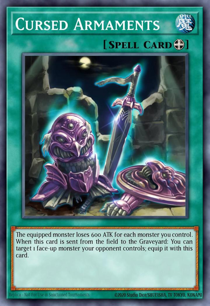 Cursed Armaments (V.2 - Mosaic Rare) Single: Yu-Gi-Oh! Battle Pack 2: War of the Giants Einzelkarte