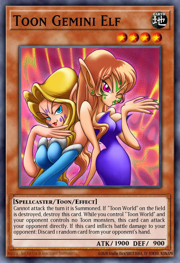 Toon Gemini Elf (V.1 - Rare)