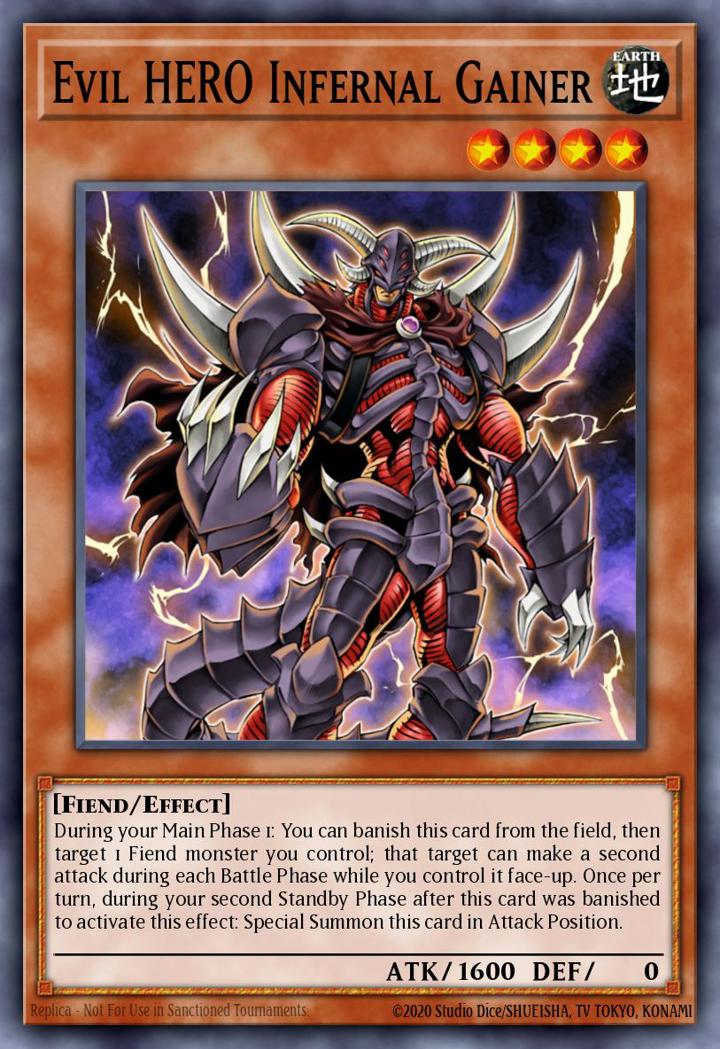 Evil HERO Infernal Gainer (V.1 - Common)