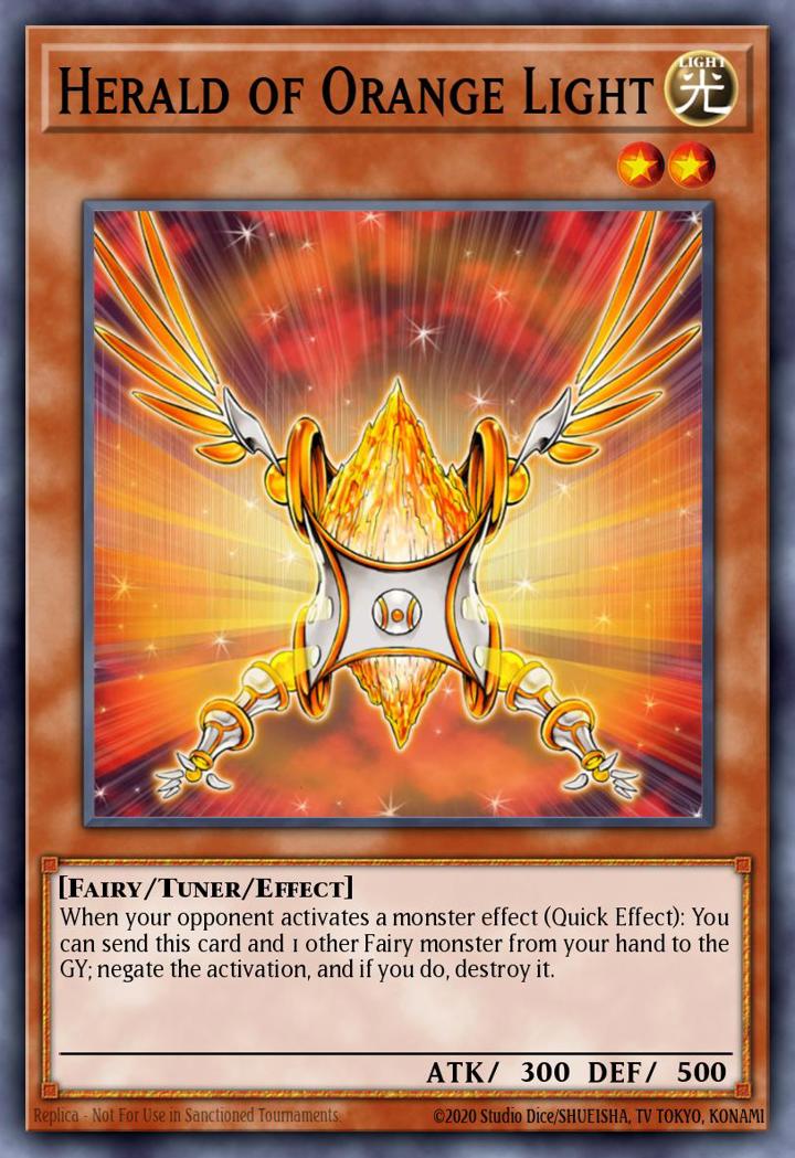 Herald of Orange Light (V.1 - Common)