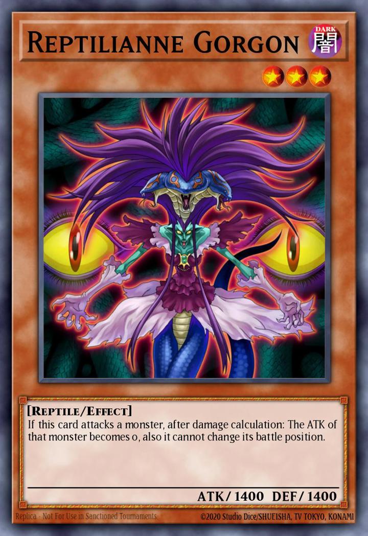 Reptilianne Gorgon (V.1 - Common)