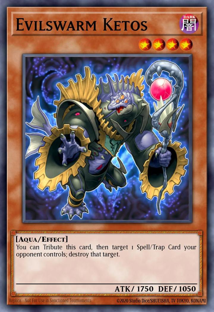 Evilswarm Ketos (V.1 - Rare)