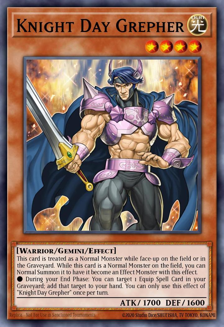 Knight Day Grepher (V.1 - Rare)