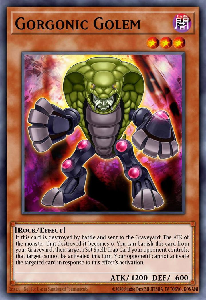 Gorgonic Golem (V.1 - Common)