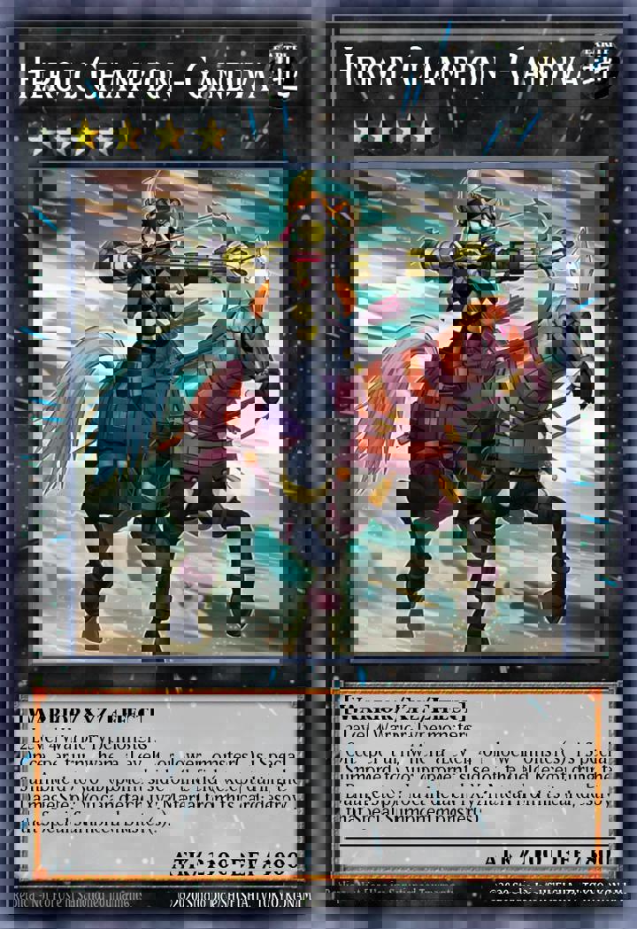 Heroic Champion - Gandiva Single: Yu-Gi-Oh! Battle Pack 3: Monster League Einzelkarte