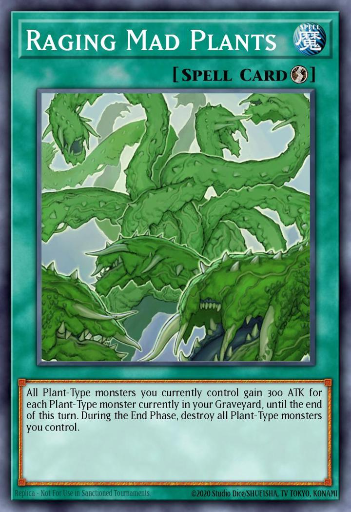 Raging Mad Plants (V.1 - Common)