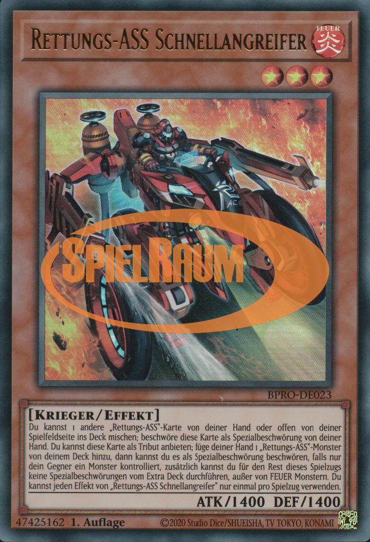 Rescue-ACE Quick Attacker (V.1 - Ultra Rare)