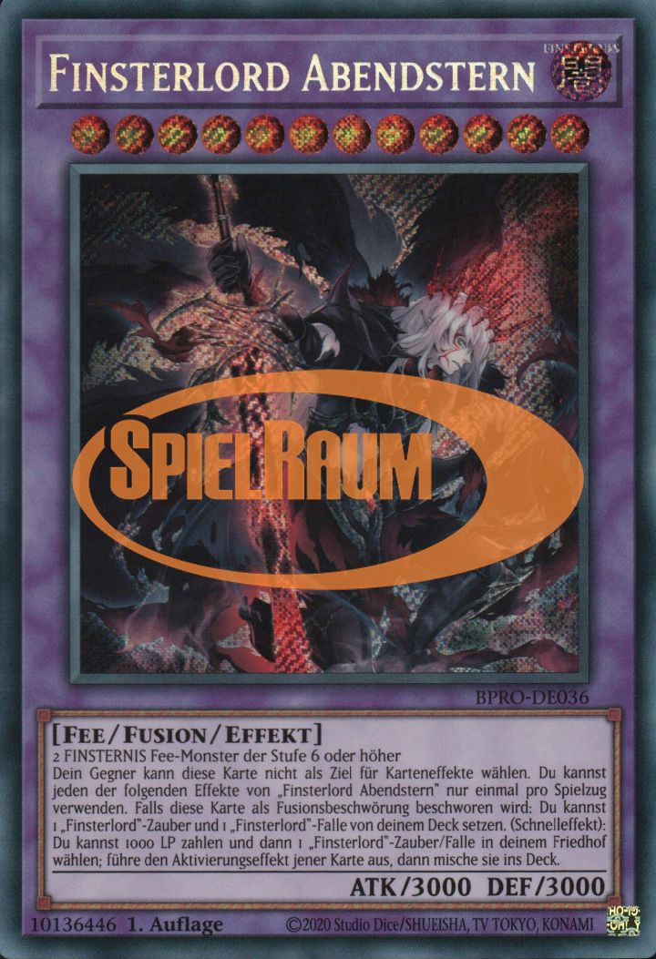 Darklord Eveningstar (V.1 - Secret Rare)