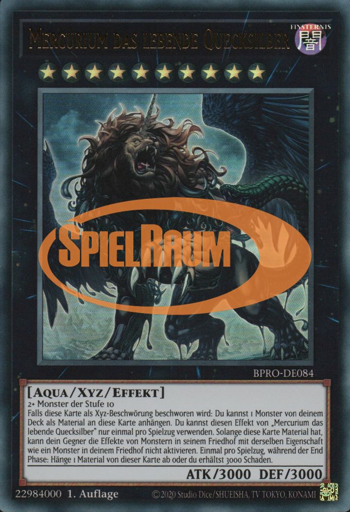 Mercurium the Living Quicksilver (V.1 - Ultra Rare)