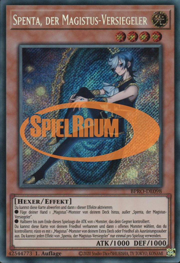 Spenta, the Magistus Sealer (V.1 - Secret Rare)