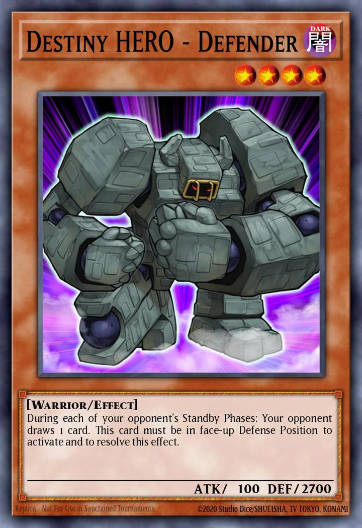 Destiny HERO - Defender Single: Yu-Gi-Oh! Battle Pack 2: War of the Giants - Round 2 Einzelkarte