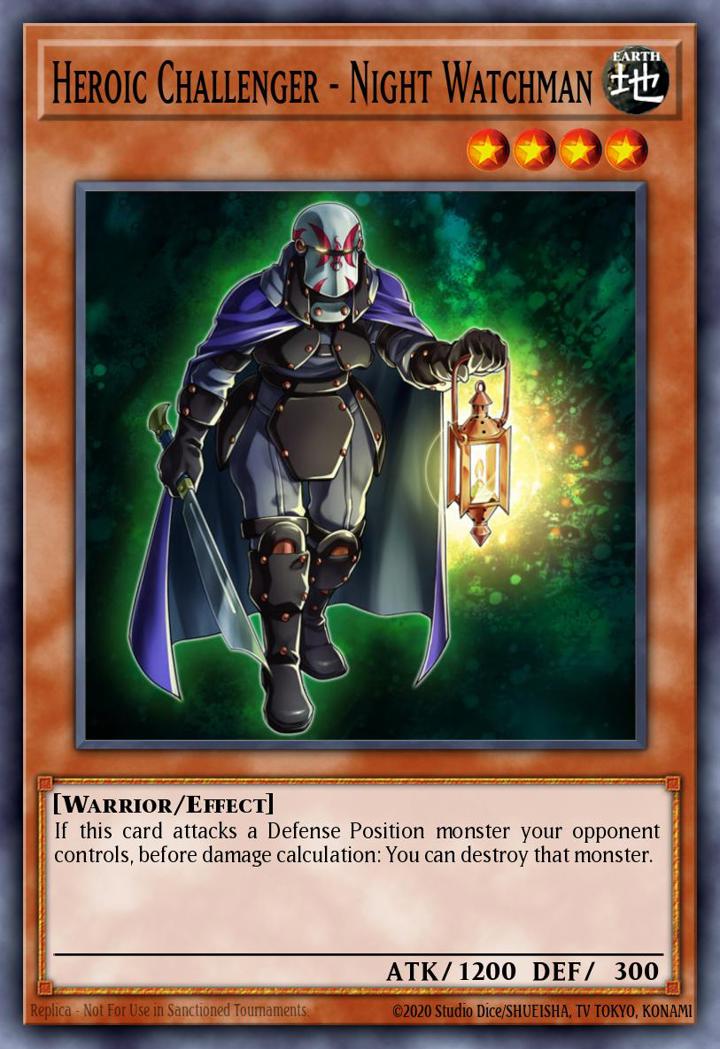 Heroic Challenger - Night Watchman Single: Yu-Gi-Oh! Battle Pack 2: War of the Giants - Round 2 Einzelkarte