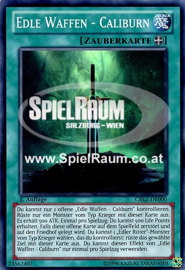 Noble Arms - Caliburn (V.1 - Super Rare)