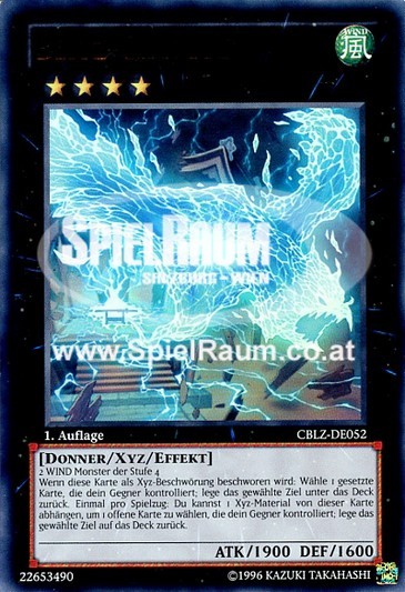 Lightning Chidori (V.1 - Ultra Rare) Single: Yu-Gi-Oh! Cosmo Blazer Einzelkarte