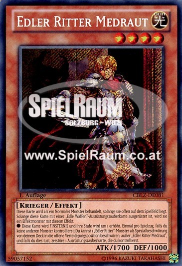 Noble Knight Medraut Single: Yu-Gi-Oh! Cosmo Blazer Einzelkarte