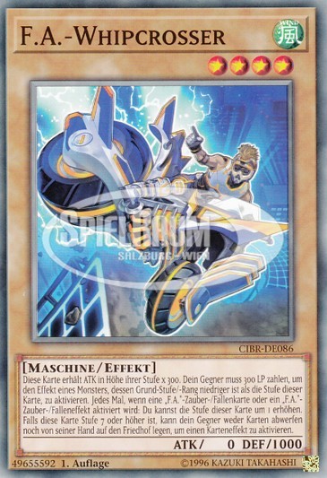 F.A. Whip Crosser Single: Yu-Gi-Oh! Circuit Break Einzelkarte