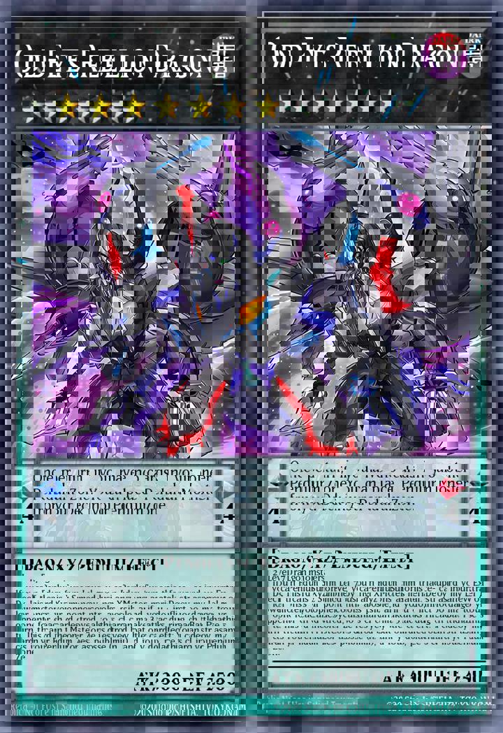Odd-Eyes Rebellion Dragon (V.1 - Secret Rare)