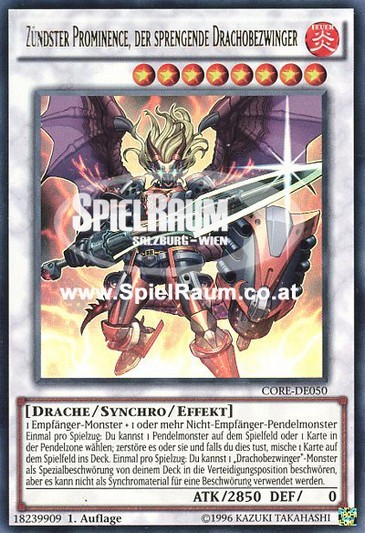 Ignister Prominence, the Blasting Dracoslayer (V.1 - Ultra Rare)