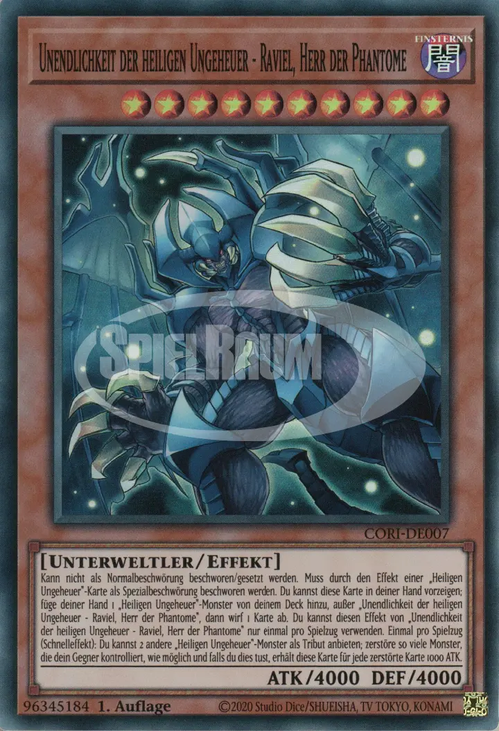 Infinity of the Sacred Beasts - Raviel, Lord of Phantasms (V.2 - Starlight Rare)