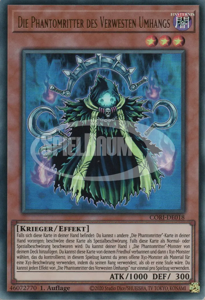 The Phantom Knights of Decayed Cloak (V.1 - Ultra Rare)
