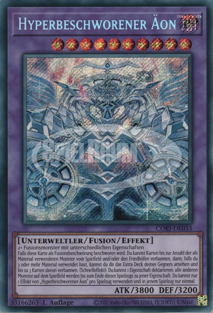 Hyperinvoked Aeon (V.1 - Secret Rare)