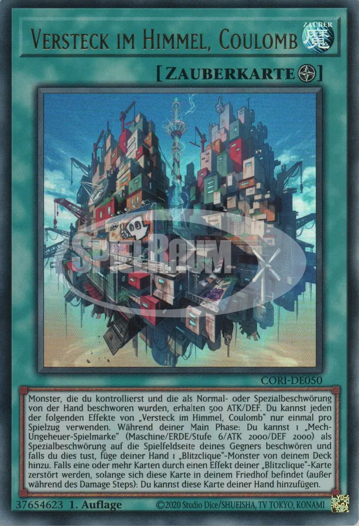 Hideout in the Sky, Coulomb (V.1 - Ultra Rare)