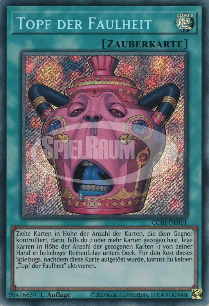 Pot of Sloth (V.1 - Secret Rare)