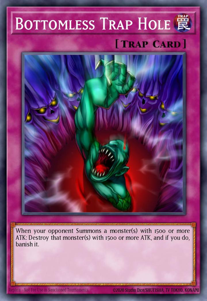 Bottomless Trap Hole Single: Yu-Gi-Oh! Champion Pack: Game Four Einzelkarte
