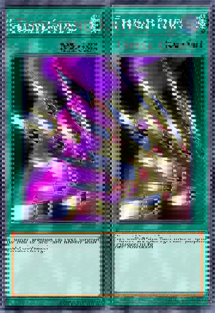 Thousand Knives Single: Yu-Gi-Oh! Champion Pack: Game Five Einzelkarte