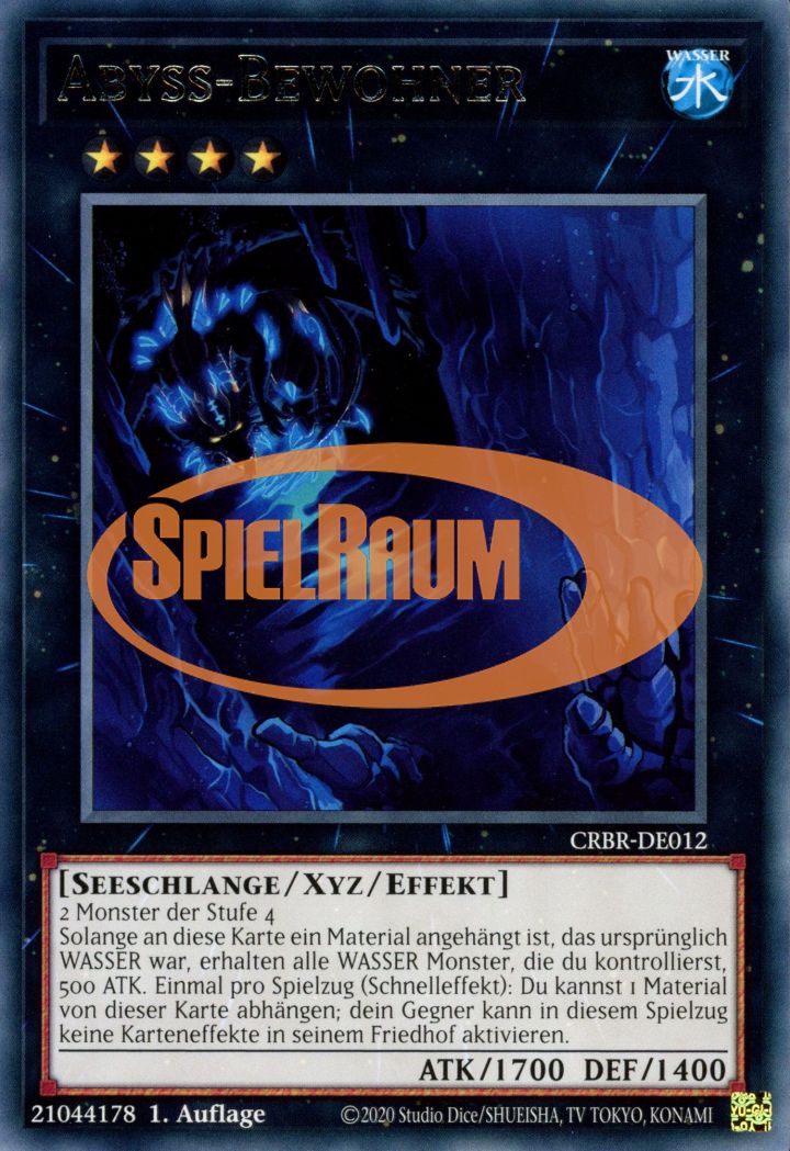 Abyss Dweller Single: Yu-Gi-Oh! Crossover Breakers Einzelkarte