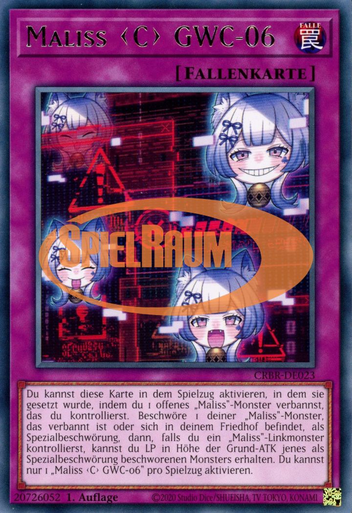 Maliss C GWC-06 (V.1 - Rare) Single: Yu-Gi-Oh! Crossover Breakers Einzelkarte