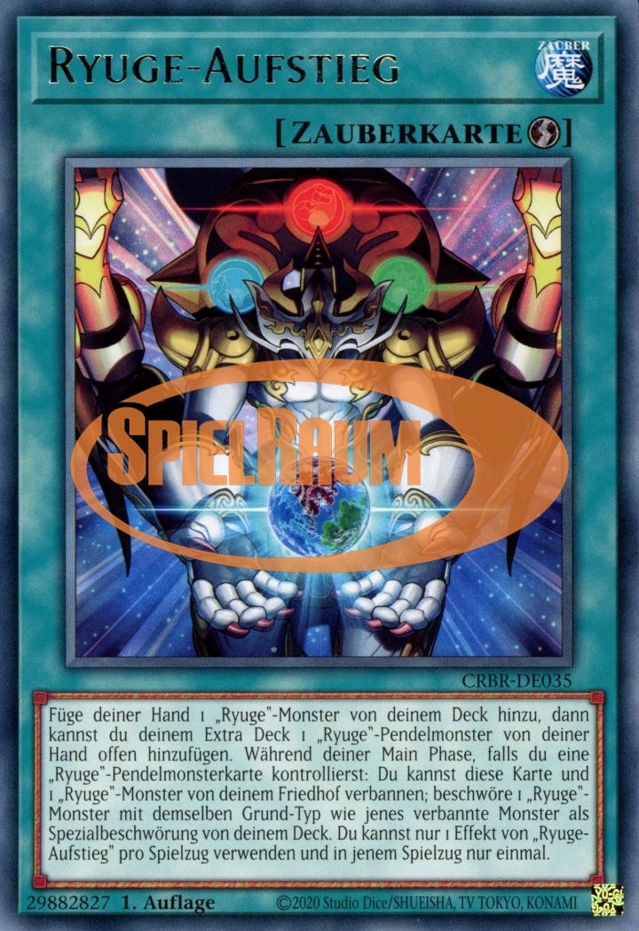Ryu-Ge Rising (V.1 - Rare) Single: Yu-Gi-Oh! Crossover Breakers Einzelkarte