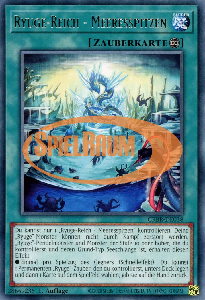 Ryu-Ge Realms - Sea Spires (V.1 - Rare) Single: Yu-Gi-Oh! Crossover Breakers Einzelkarte